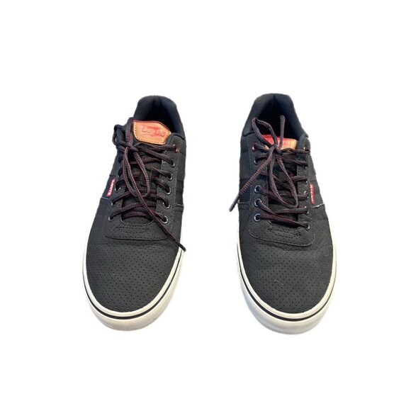 LEVI’S MEN'S SHOES 517777-U51 MILES PERFORMANCE NAVY BLUE/BURGUNDY SIZE 10 - Picture 1 of 8